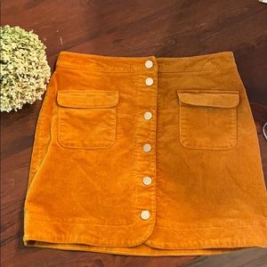 Loft pumpkin corduroy skirt 🍁